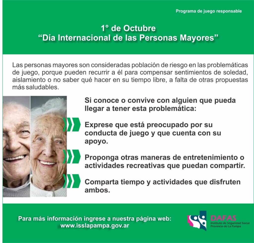 Día Internacional de las Personas Mayores - ISS - La Pampa