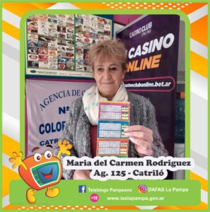 Maria del Carmen Rodriguez AG 125 CATRILO